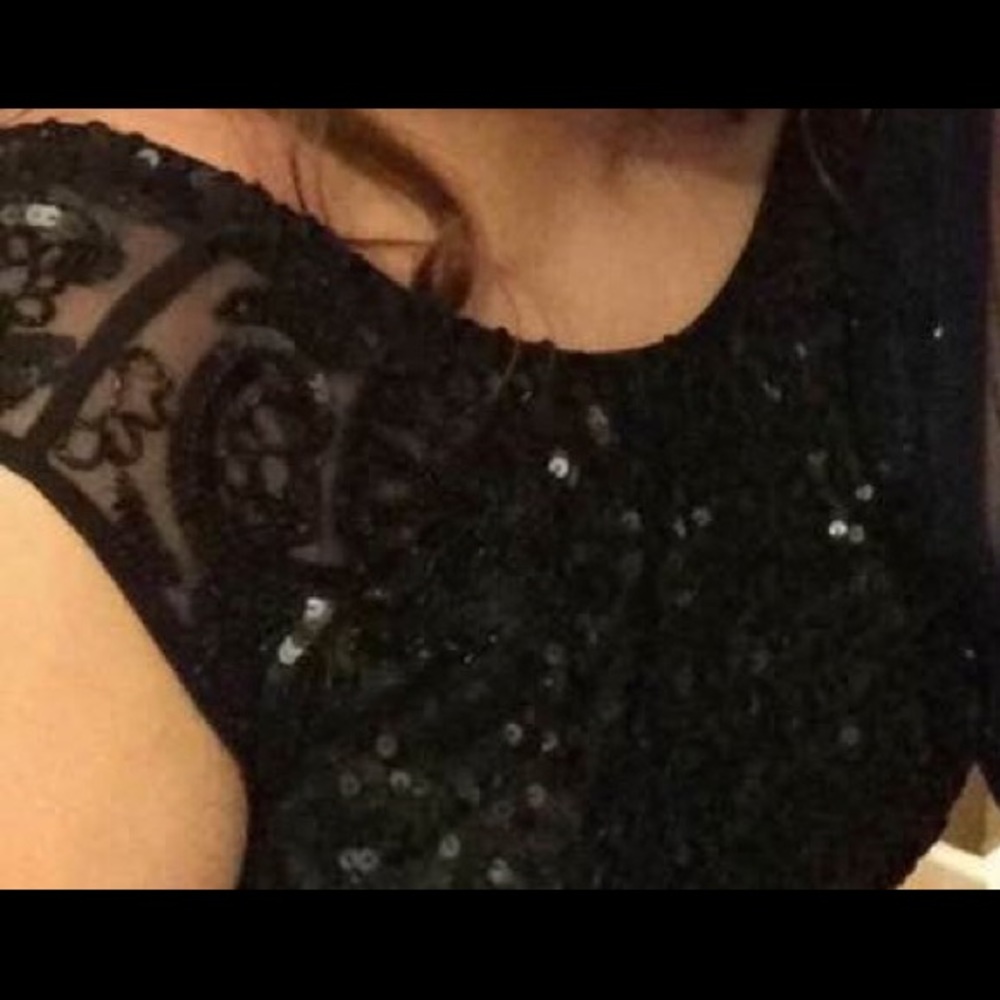 Scala Black Formal Sequence Dress - image 2